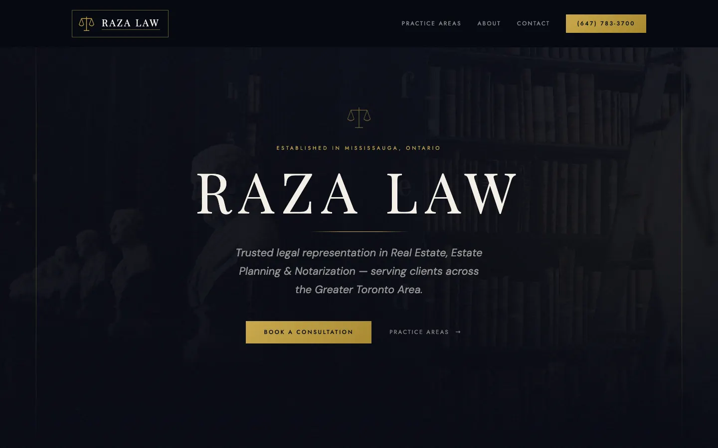 Raza Law Office desktop