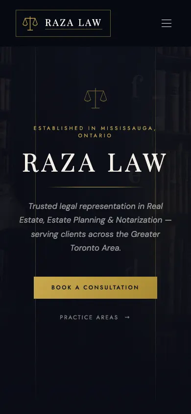 Raza Law Office mobile