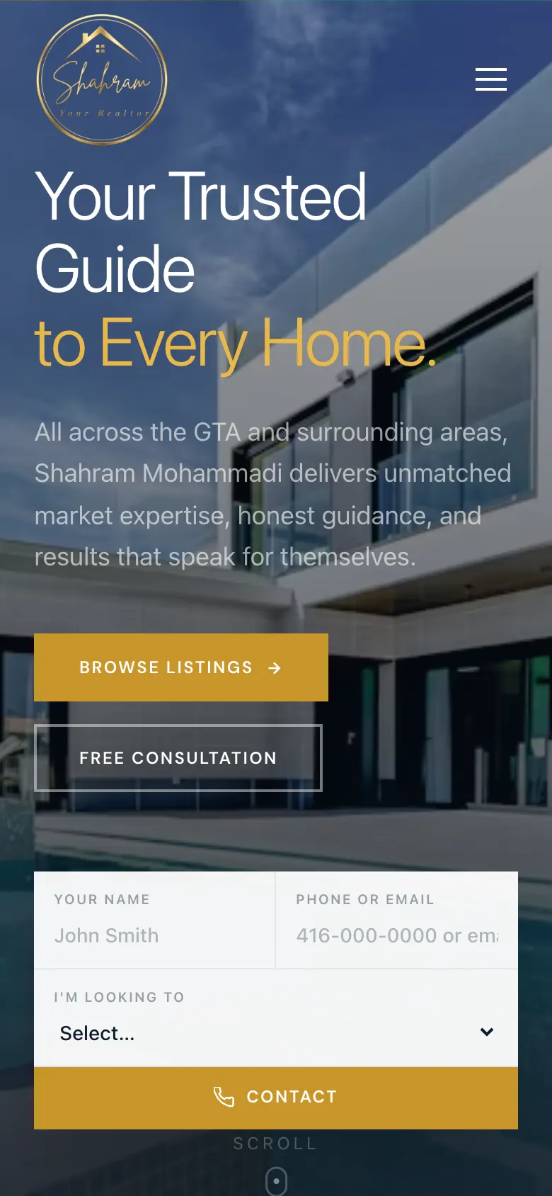 Shahram Mohammadi Real Estate mobile